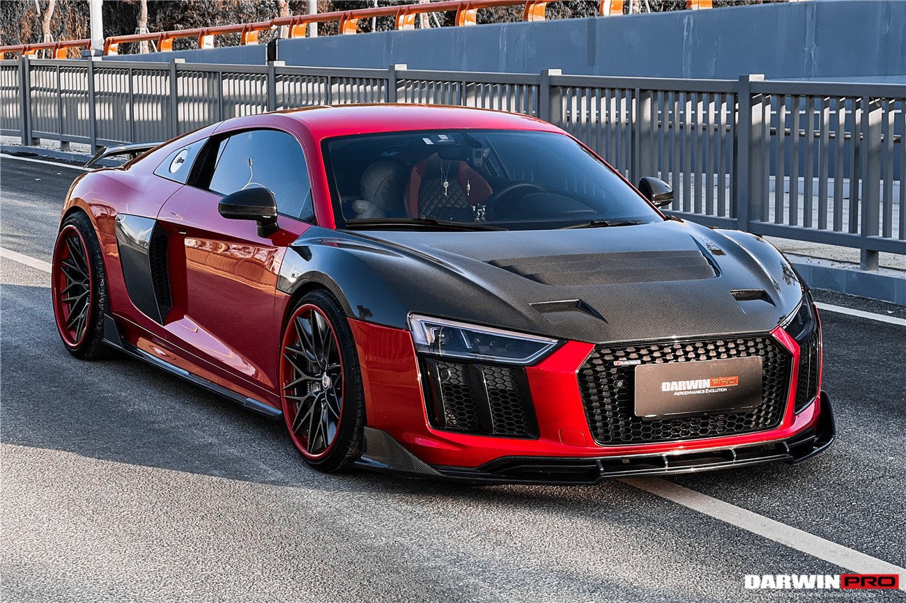 DARWINPRO - AUDI R8 COUPE / SPYDER 2016-18 IMP PERFORMANCE CARBON FIBRE FRONT LIP