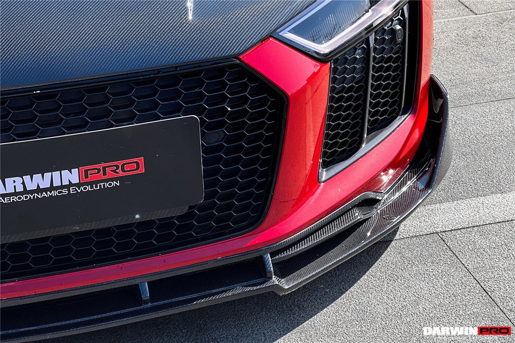 DARWINPRO - AUDI R8 COUPE / SPYDER 2016-18 IMP PERFORMANCE CARBON FIBRE FRONT LIP