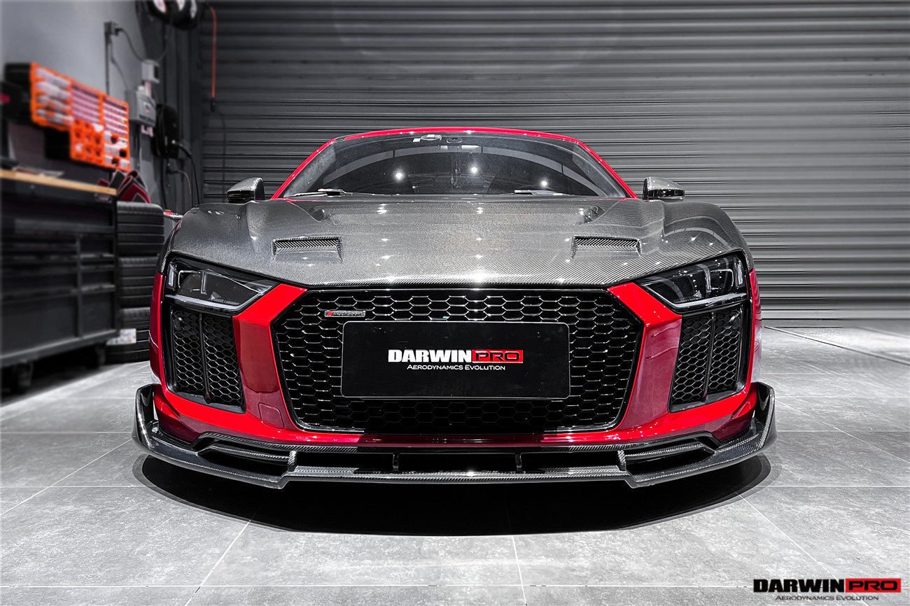 DARWINPRO - AUDI R8 COUPE / SPYDER 2016-18 IMP PERFORMANCE CARBON FIBRE FRONT LIP
