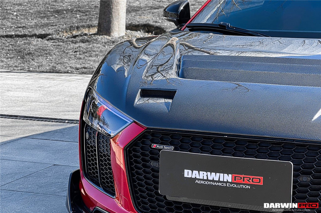 DARWINPRO - AUDI R8 COUPE / SPYDER 2016-18 IMP PERFORMANCE CARBON FIBRE HOOD BONNET