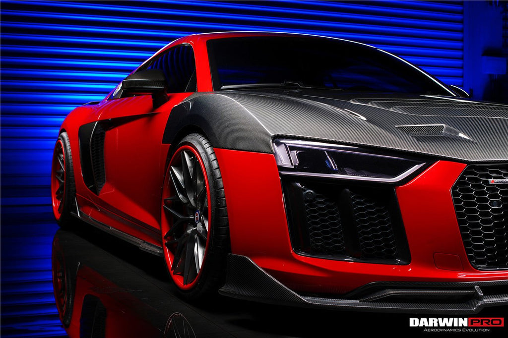 DARWINPRO - AUDI R8 COUPE / SPYDER 2016-18 IMP PERFORMANCE CARBON FIBRE HOOD BONNET