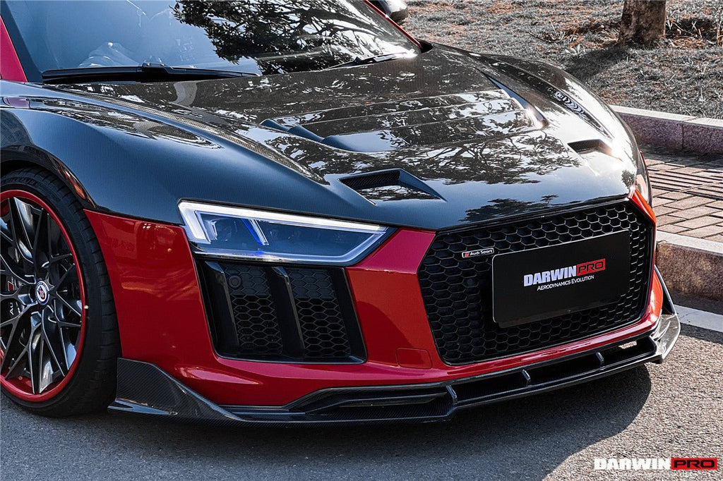 DARWINPRO - AUDI R8 COUPE / SPYDER 2016-18 IMP PERFORMANCE CARBON FIBRE HOOD BONNET