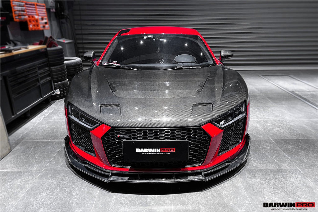 DARWINPRO - AUDI R8 COUPE / SPYDER 2016-18 IMP PERFORMANCE CARBON FIBRE HOOD BONNET