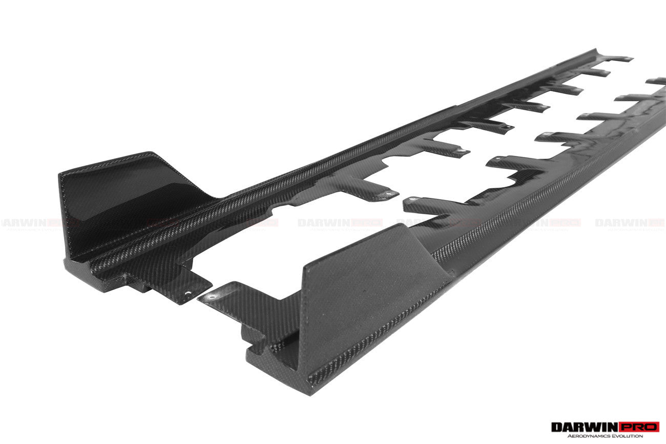 DARWINPRO - AUDI R8 COUPE / SPYDER 2016-18 IMP PERFORMANCE CARBON FIBRE SIDE SKIRTS UNDER BOARD