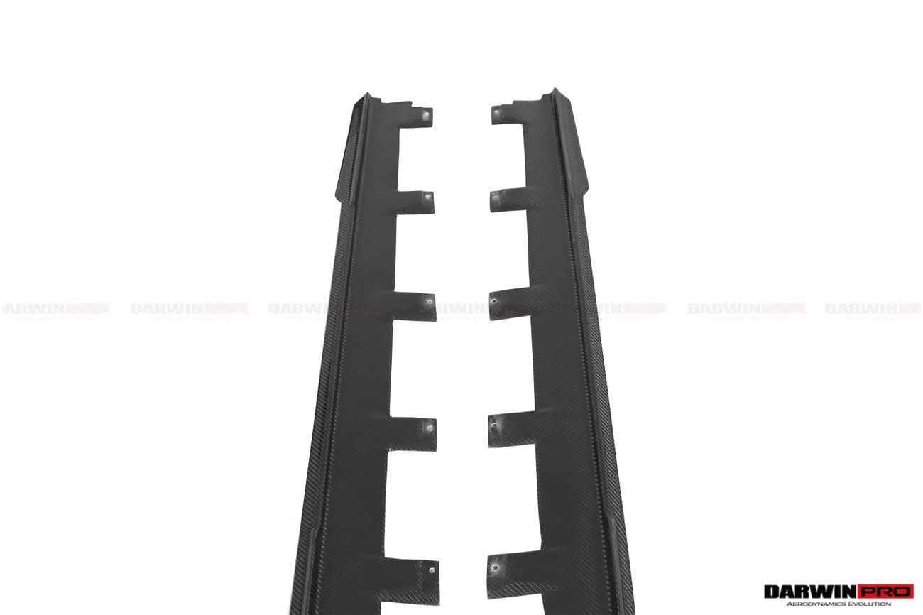 DARWINPRO - AUDI R8 COUPE / SPYDER 2016-18 IMP PERFORMANCE CARBON FIBRE SIDE SKIRTS UNDER BOARD