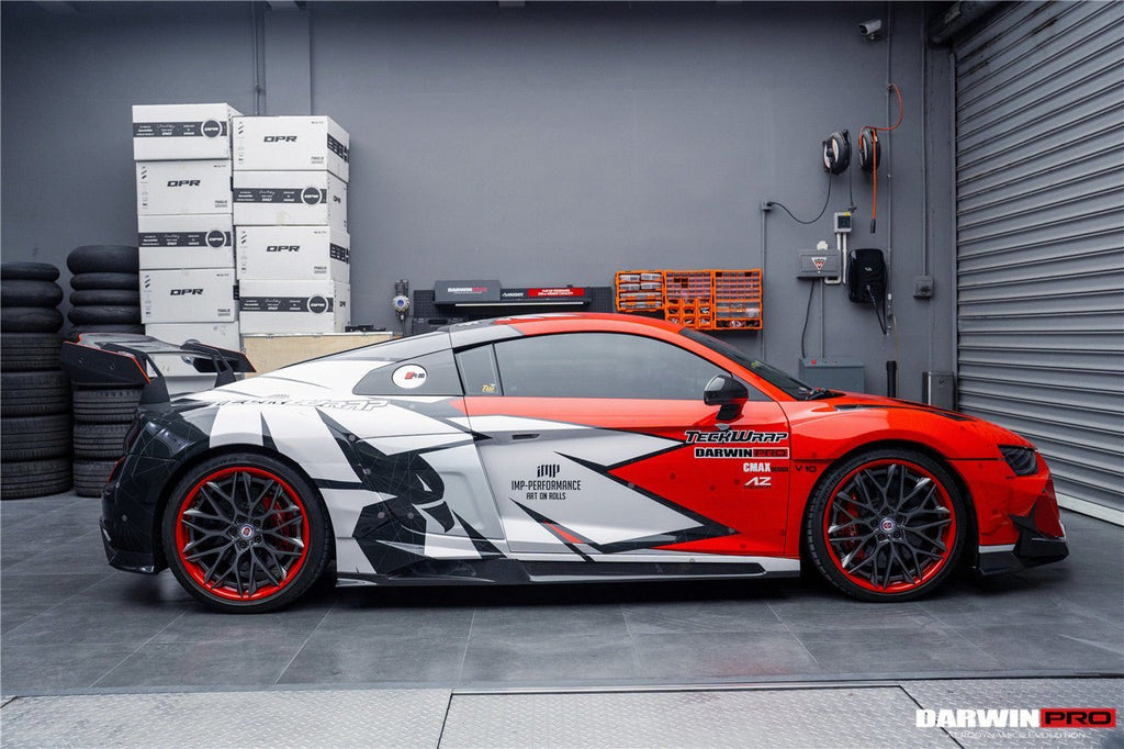 DARWINPRO - AUDI R8 COUPE / SPYDER 2016-18 IMPII CARBON FIBRE SIDE SKIRTS