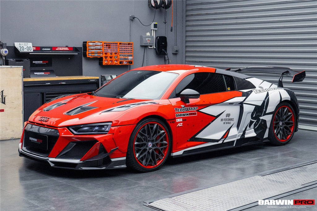 DARWINPRO - AUDI R8 COUPE / SPYDER 2016-18 IMPII CARBON FIBRE SIDE SKIRTS