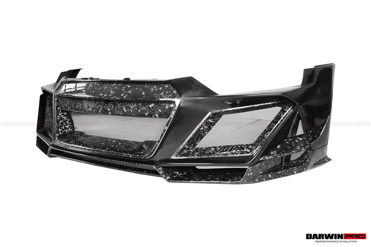 DARWINPRO - AUDI R8 COUPE / SPYDER 2016-18 IMPII PART CARBON FIBRE FRONT BUMPER