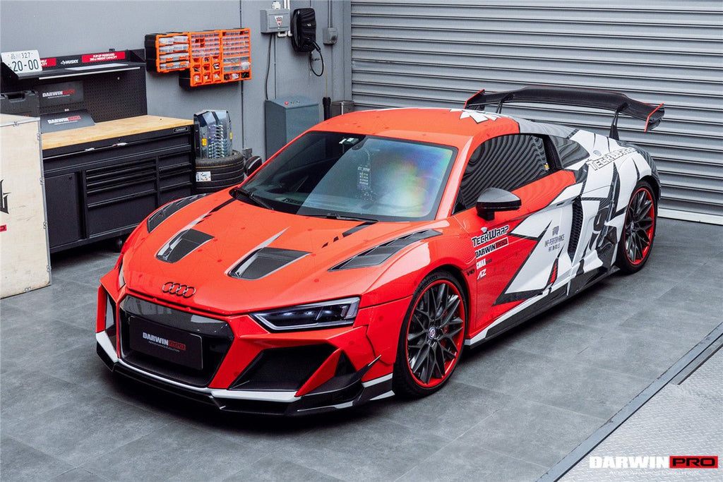 DARWINPRO - AUDI R8 COUPE / SPYDER 2016-18 IMPII PART CARBON FIBRE FRONT BUMPER