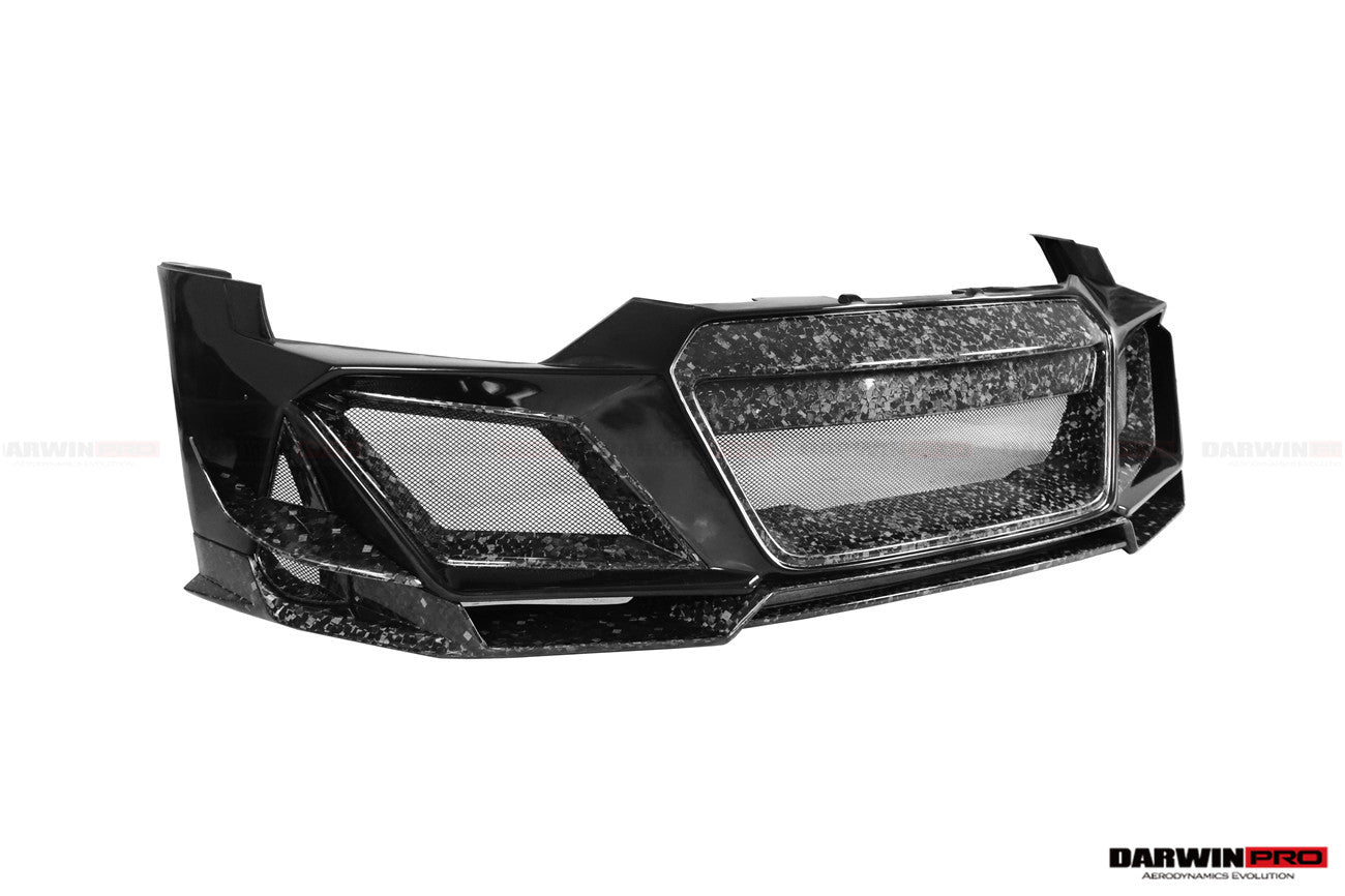 DARWINPRO - AUDI R8 COUPE / SPYDER 2016-18 IMPII PART CARBON FIBRE FRONT BUMPER