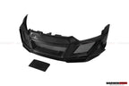 DARWINPRO - AUDI R8 COUPE / SPYDER 2016-18 IMPII PART CARBON FIBRE FRONT BUMPER
