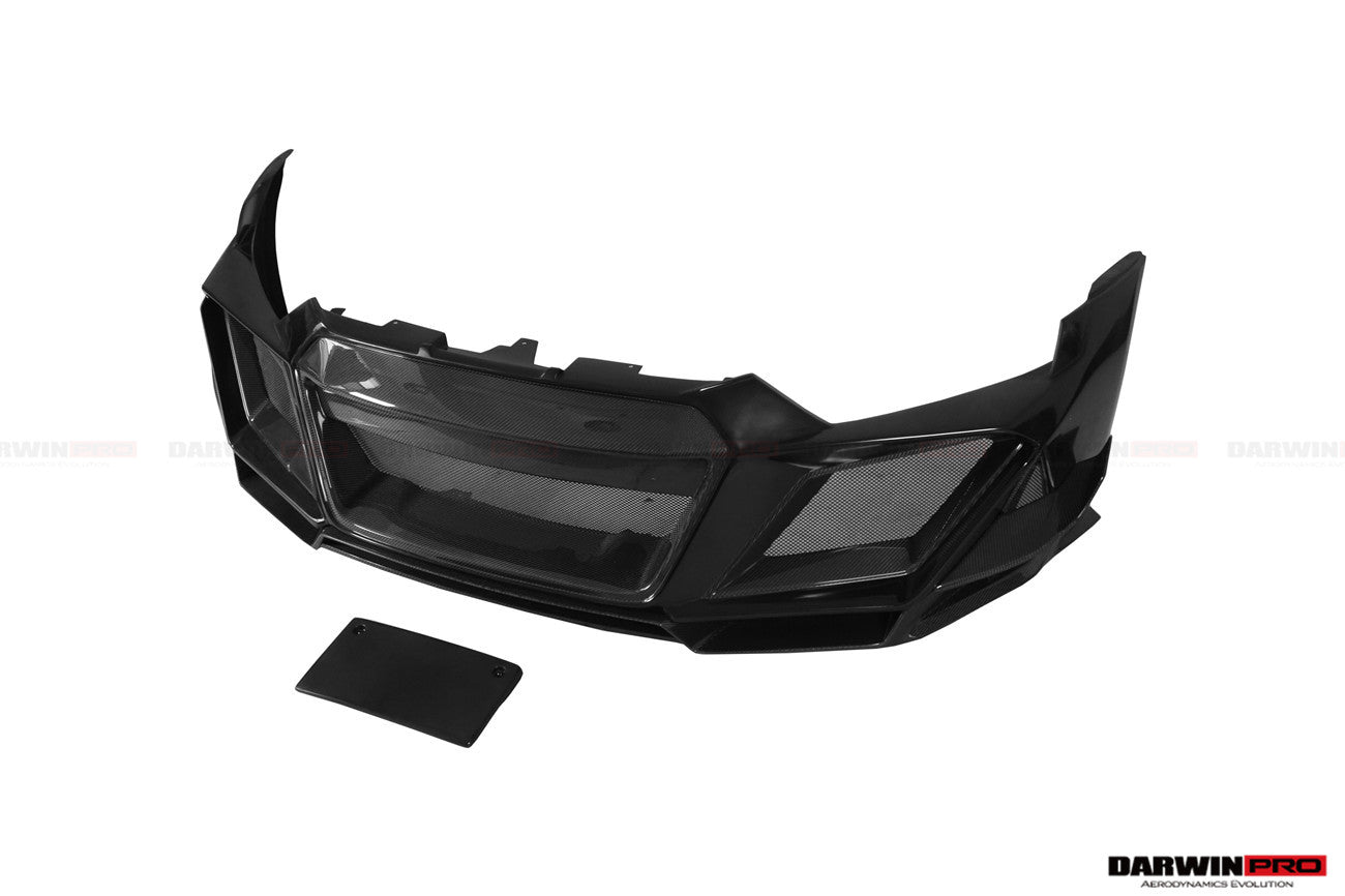 DARWINPRO - AUDI R8 COUPE / SPYDER 2016-18 IMPII PART CARBON FIBRE FRONT BUMPER