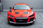 DARWINPRO - AUDI R8 COUPE / SPYDER 2016-18 IMPII PART CARBON FIBRE FRONT BUMPER