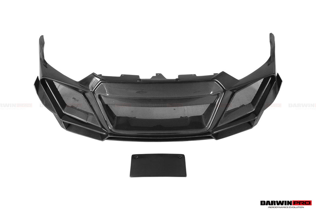 DARWINPRO - AUDI R8 COUPE / SPYDER 2016-18 IMPII PART CARBON FIBRE FRONT BUMPER