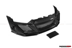 DARWINPRO - AUDI R8 COUPE / SPYDER 2016-18 IMPII PART CARBON FIBRE FRONT BUMPER