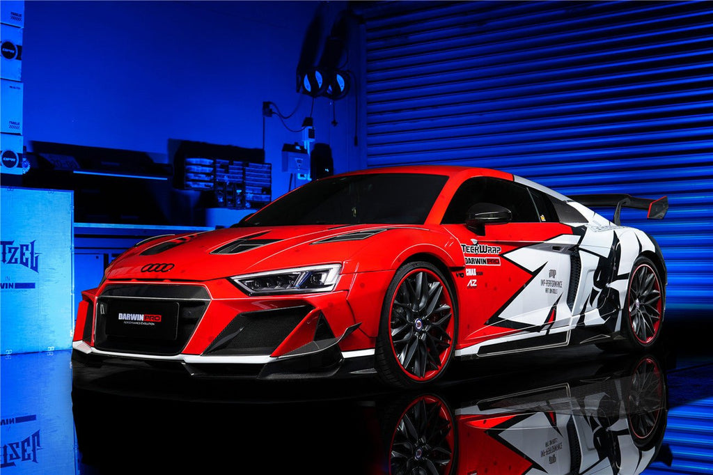 DARWINPRO - AUDI R8 COUPE / SPYDER 2016-18 IMPII PART CARBON FIBRE FRONT BUMPER