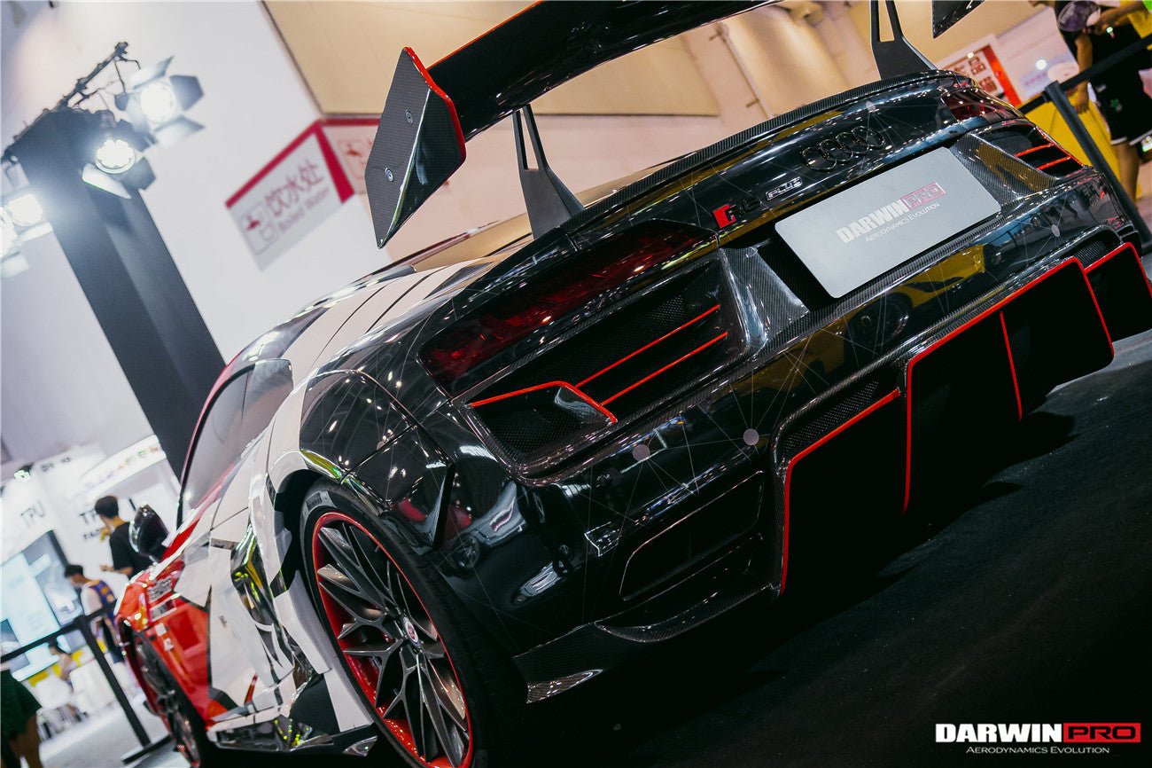 DARWINPRO - AUDI R8 COUPE / SPYDER 2016-18 IMPII PART CARBON FIBRE REAR BUMPER