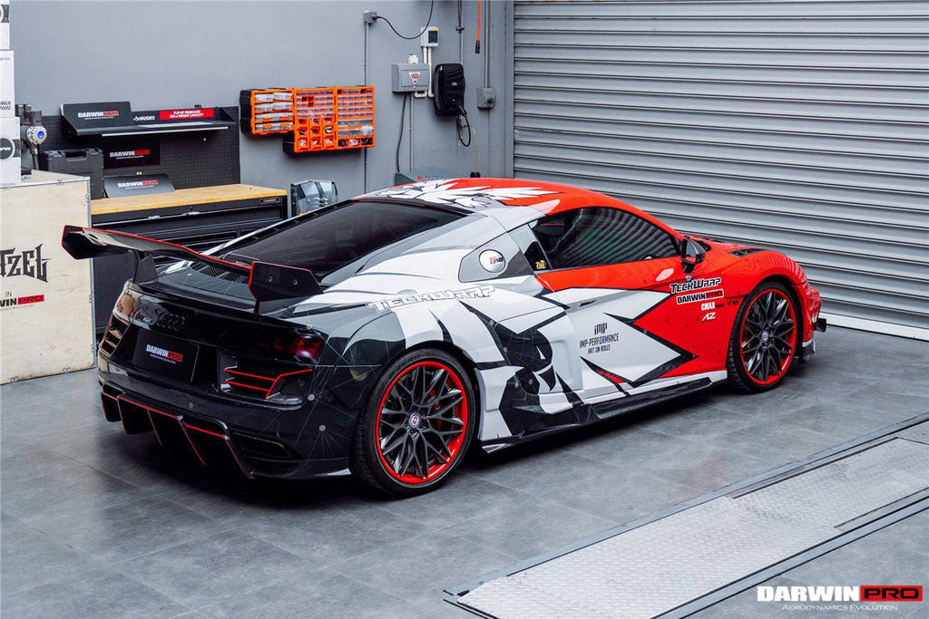 DARWINPRO - AUDI R8 COUPE / SPYDER 2016-18 IMPII PART CARBON FIBRE REAR BUMPER