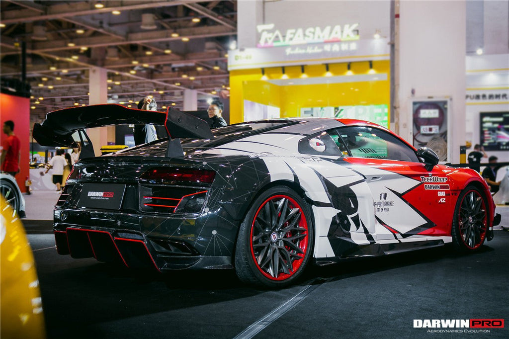 DARWINPRO - AUDI R8 COUPE / SPYDER 2016-18 IMPII PART CARBON FIBRE REAR BUMPER