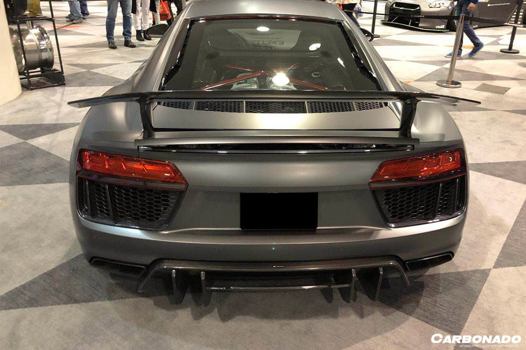 DARWINPRO - AUDI R8 COUPE / SPYDER 2016-19 VRS STYLE CARBON FIBRE REAR DIFFUSER
