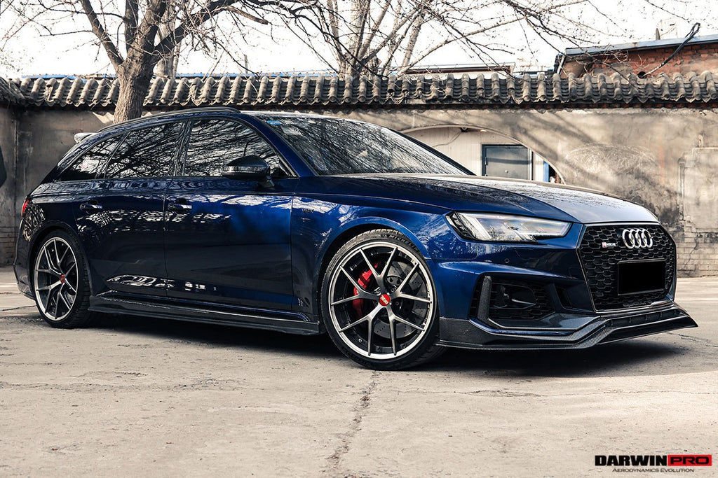 DARWINPRO - AUDI RS4 B9 2017-19 CARBON FIBRE FRONT BUMPER TRIM