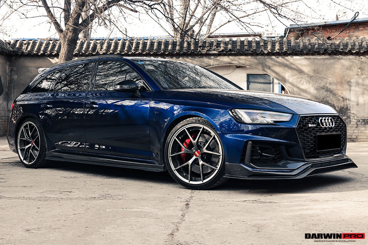 DARWINPRO - AUDI RS4 B9 2017-19 CARBON FIBRE FRONT BUMPER TRIM