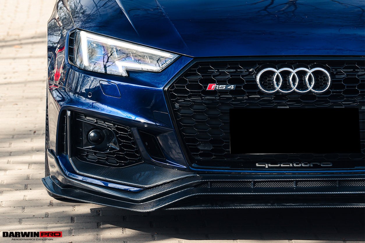 DARWINPRO - AUDI RS4 B9 2017-19 CARBON FIBRE FRONT BUMPER TRIM