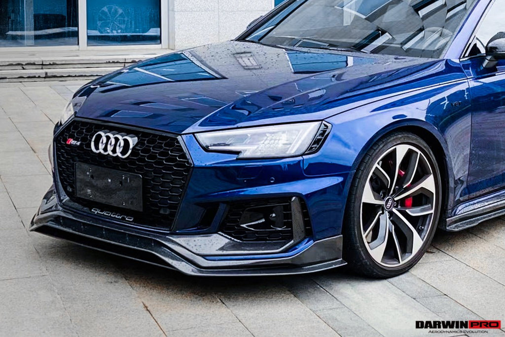 DARWINPRO - AUDI RS4 B9 2017-19 CARBON FIBRE FRONT BUMPER TRIM