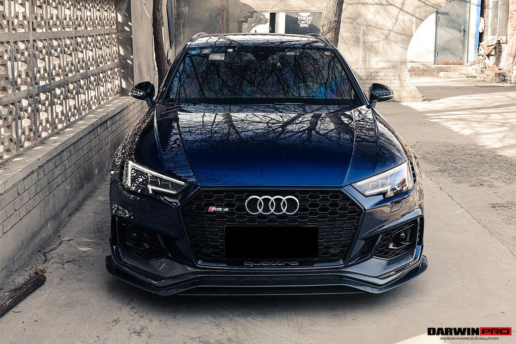 DARWINPRO - AUDI RS4 B9 2017-19 CARBON FIBRE FRONT BUMPER TRIM