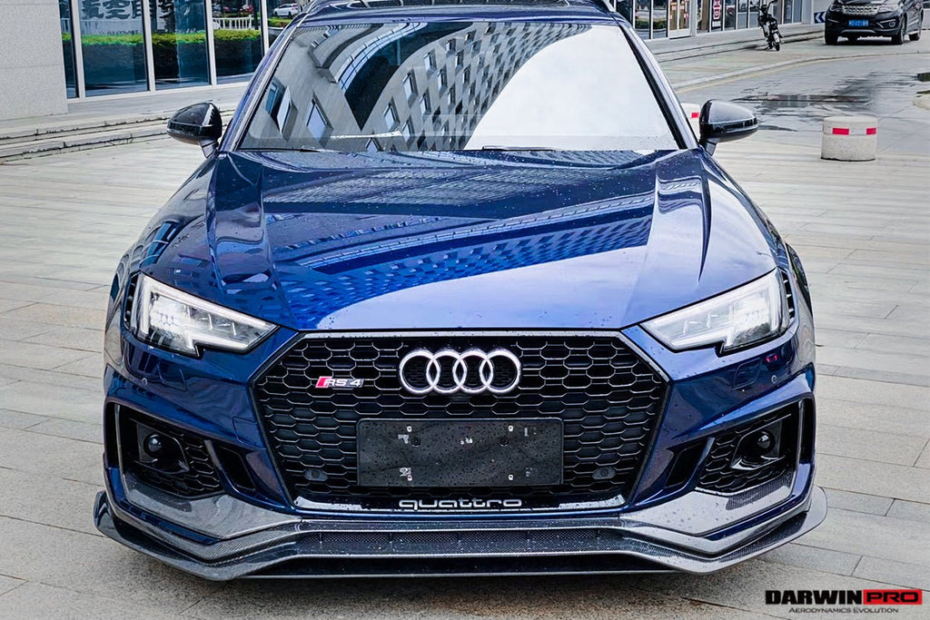 DARWINPRO - AUDI RS4 B9 2017-19 CARBON FIBRE FRONT BUMPER TRIM
