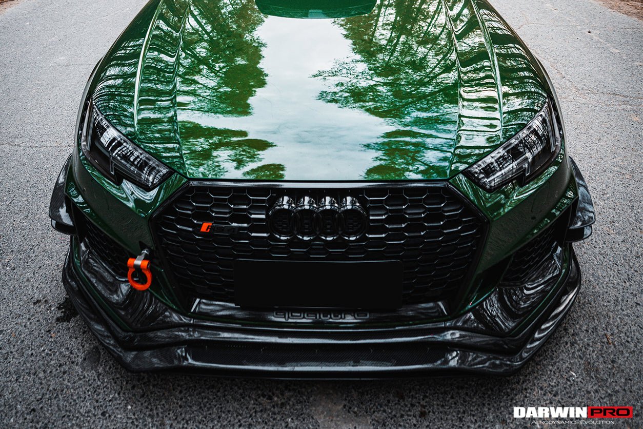 DARWINPRO - AUDI RS4 B9 2017 -2019 CARBON FIBRE BKSS STYLE FRONT LIP