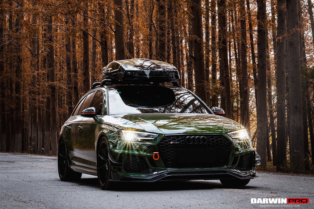 DARWINPRO - AUDI RS4 B9 2017 -2019 CARBON FIBRE BKSS STYLE FRONT LIP