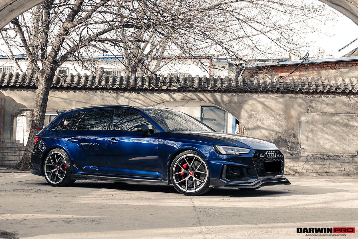 DARWINPRO - AUDI RS4 B9 2017 -2019 CARBON FIBRE BKSS STYLE FRONT LIP