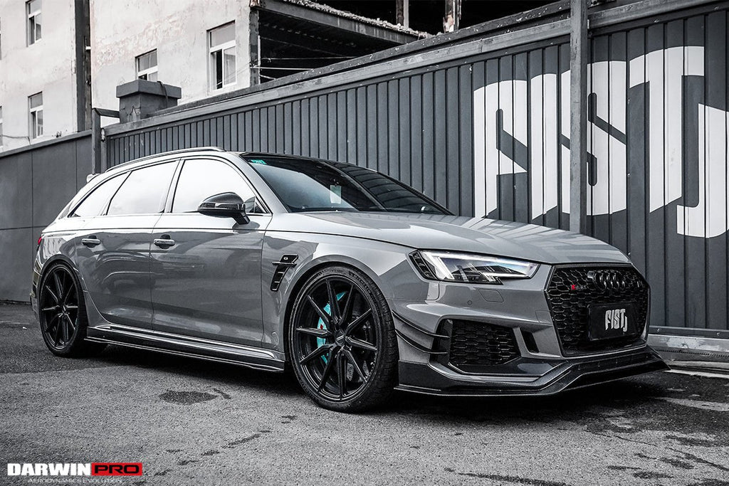 DARWINPRO - AUDI RS4 B9 2017 -2019 CARBON FIBRE BKSS STYLE FRONT LIP
