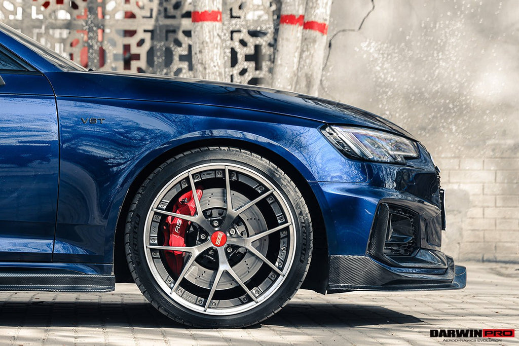 DARWINPRO - AUDI RS4 B9 2017 -2019 CARBON FIBRE BKSS STYLE FRONT LIP
