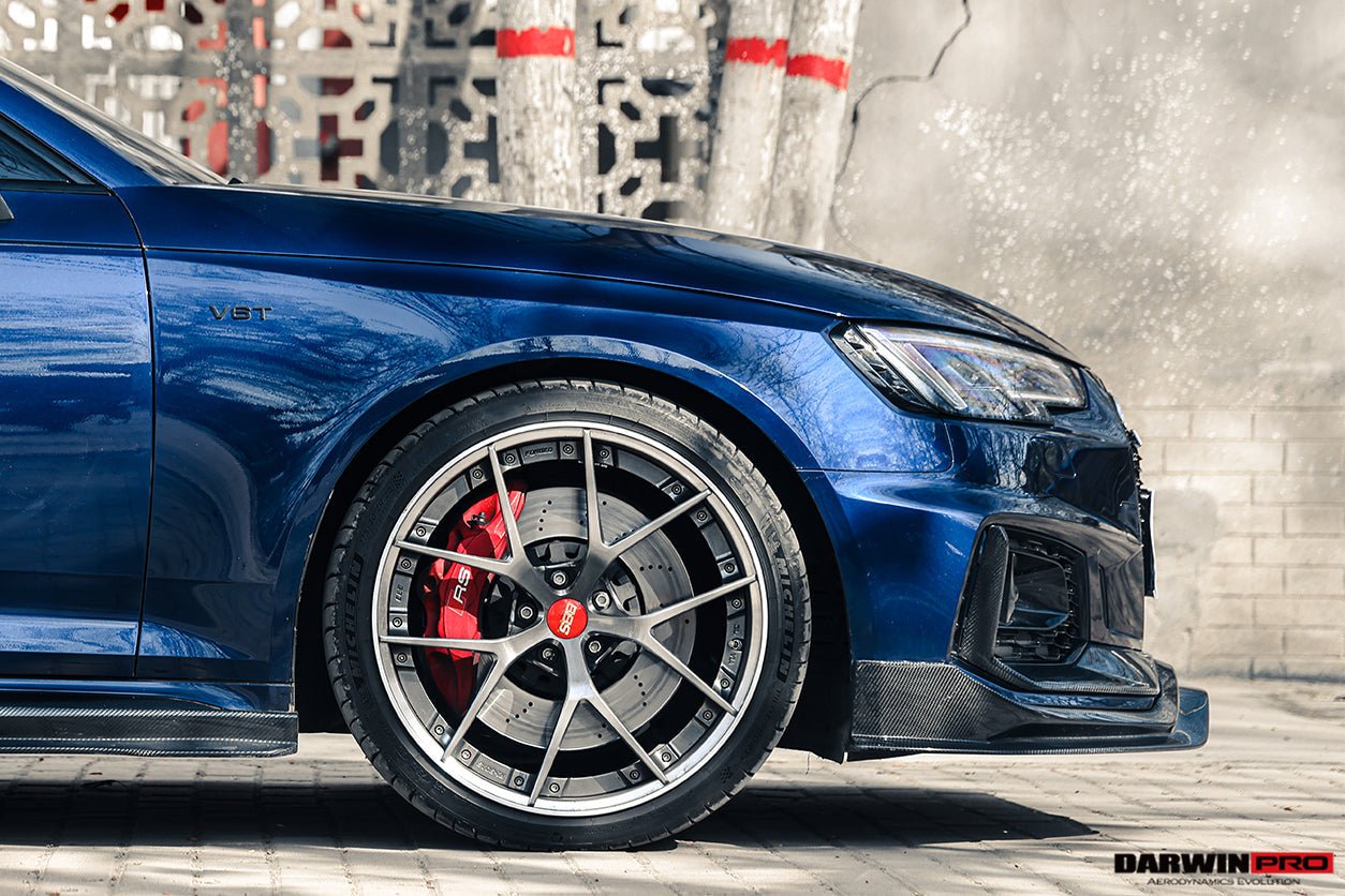 DARWINPRO - AUDI RS4 B9 2017 -2019 CARBON FIBRE BKSS STYLE FRONT LIP