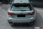 DARWINPRO - AUDI RS4 B9 B9.5 2017 -2024 CARBON FIBRE BKSS LED REAR DIFFUSER AND REAR SIDE SKIRTS