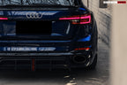 DARWINPRO - AUDI RS4 B9 B9.5 2017 -2024 CARBON FIBRE BKSS LED REAR DIFFUSER AND REAR SIDE SKIRTS