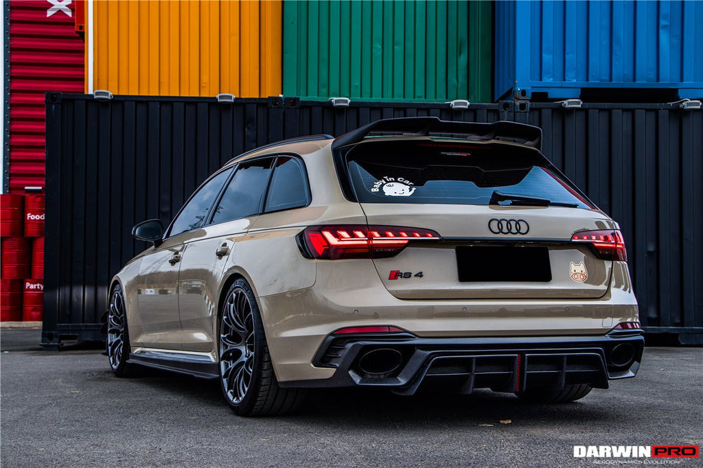 DARWINPRO - AUDI RS4 B9 B9.5 2017 -2024 CARBON FIBRE BKSSII STYLE ROOF SPOILER