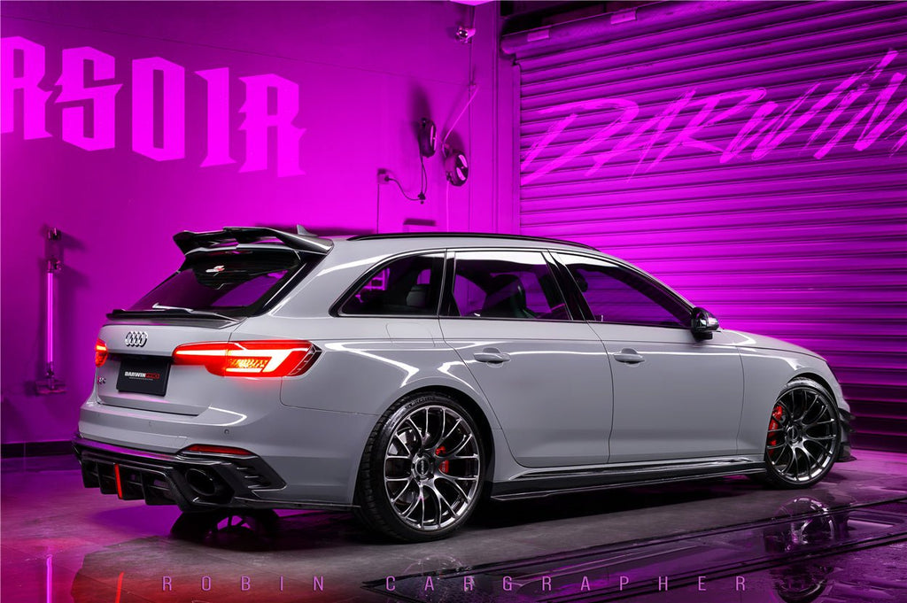 DARWINPRO - AUDI RS4 B9 B9.5 2017 -2024 CARBON FIBRE BKSSII STYLE ROOF SPOILER