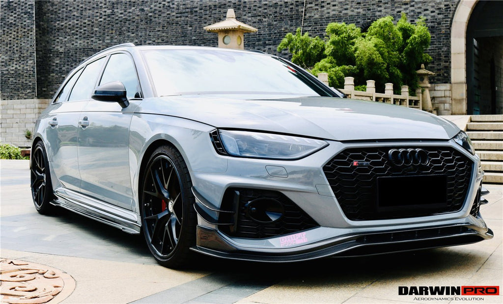 DARWINPRO - AUDI RS4 B9.5 2020 -2024 CARBON FIBRE BKSS FRONT LIP