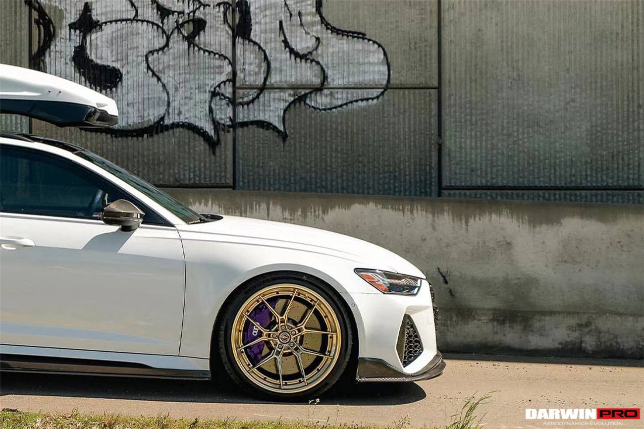 DARWINPRO - AUDI RS6 AVANT C8 2019-2022 CARBON FIBRE BKSS FRONT LIP