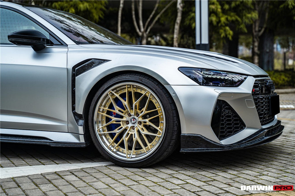 DARWINPRO - AUDI RS6 AVANT C8 2019-2022 CARBON FIBRE BKSS FRONT LIP
