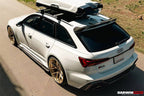 DARWINPRO - AUDI RS6 AVANT C8 2019-2022 CARBON FIBRE BKSS STYLE SIDE SKIRTS
