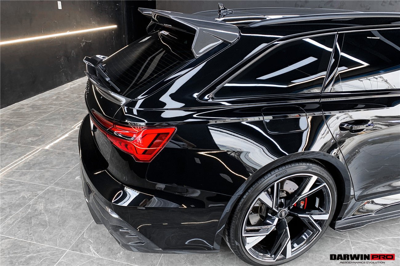 DARWINPRO - AUDI RS6 AVANT C8 2019-2023 BKSS STYLE CARBON FIBRE REAR DIFFUSER
