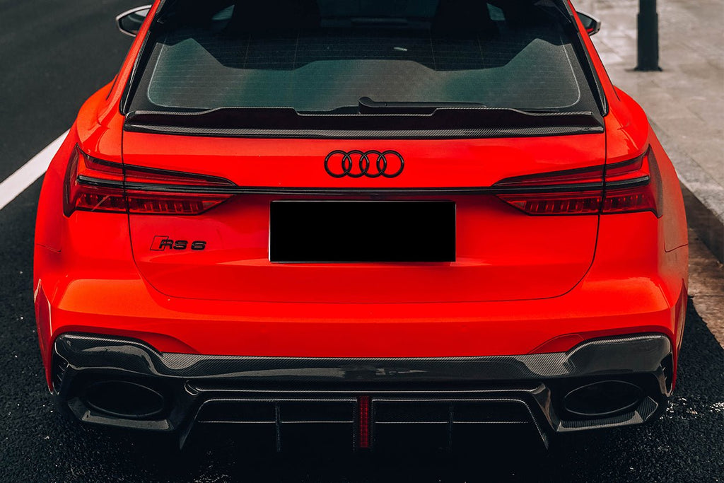 DARWINPRO - AUDI RS6 AVANT C8 2019-2023 BKSS STYLE CARBON FIBRE REAR DIFFUSER