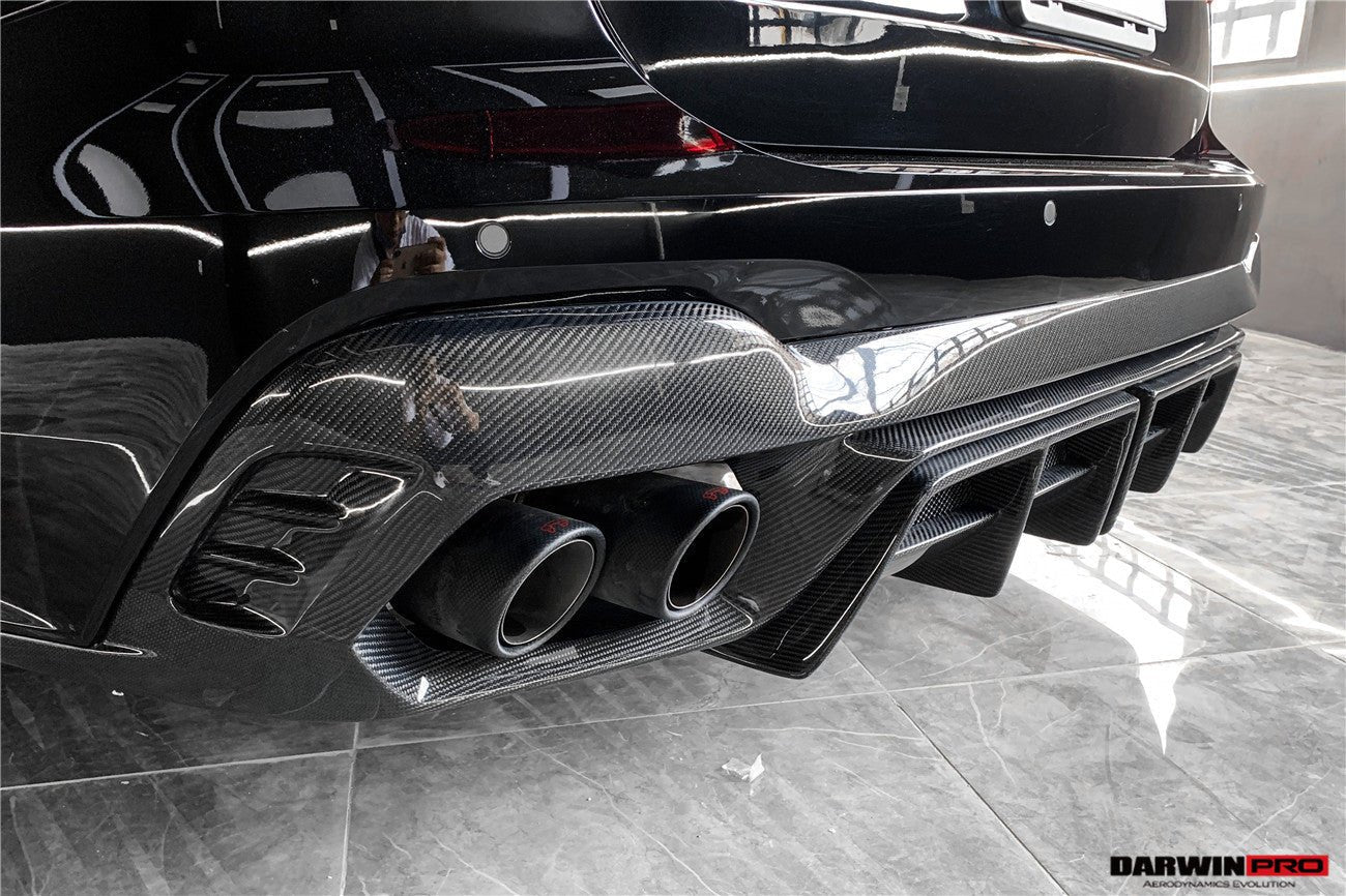 DARWINPRO - AUDI RS6 AVANT C8 2019-2023 BKSS STYLE CARBON FIBRE REAR DIFFUSER