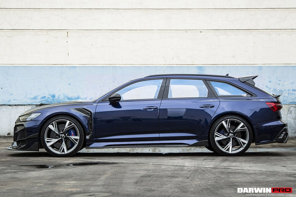 DARWINPRO - AUDI RS6 AVANT C8 2019-2023 BKSS STYLE CARBON FIBRE REAR DIFFUSER