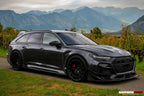 DARWINPRO - AUDI RS6 AVANT C8 2019-2023 CARBON FIBRE IMP PERFORMANCE STYLE SIDE SKIRTS