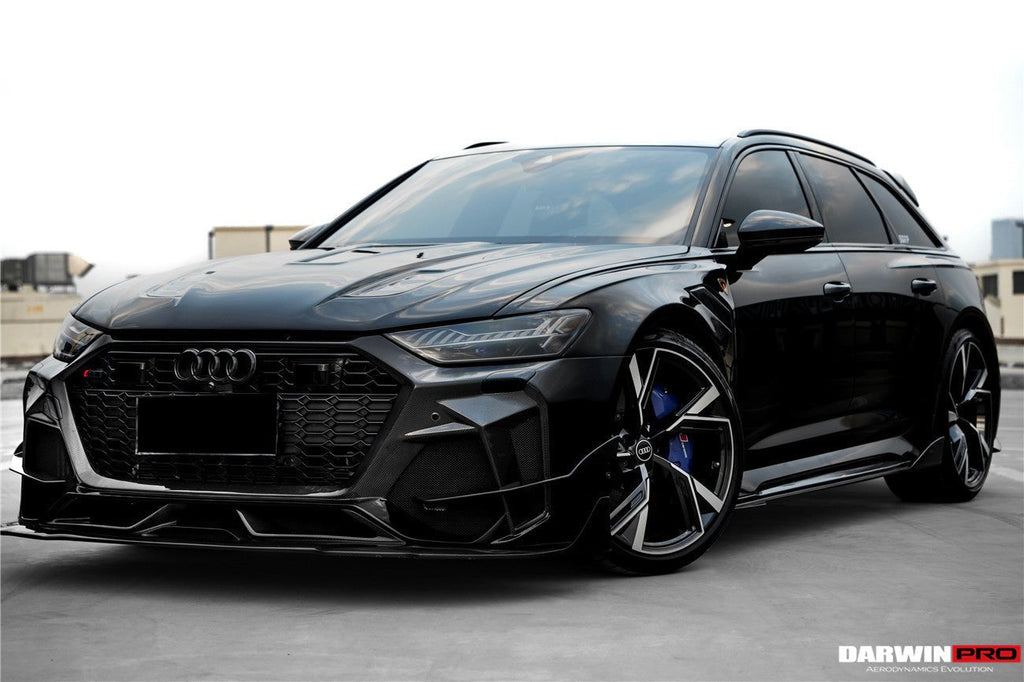 DARWINPRO - AUDI RS6 AVANT C8 2019-2023 CARBON FIBRE IMP PERFORMANCE STYLE SIDE SKIRTS